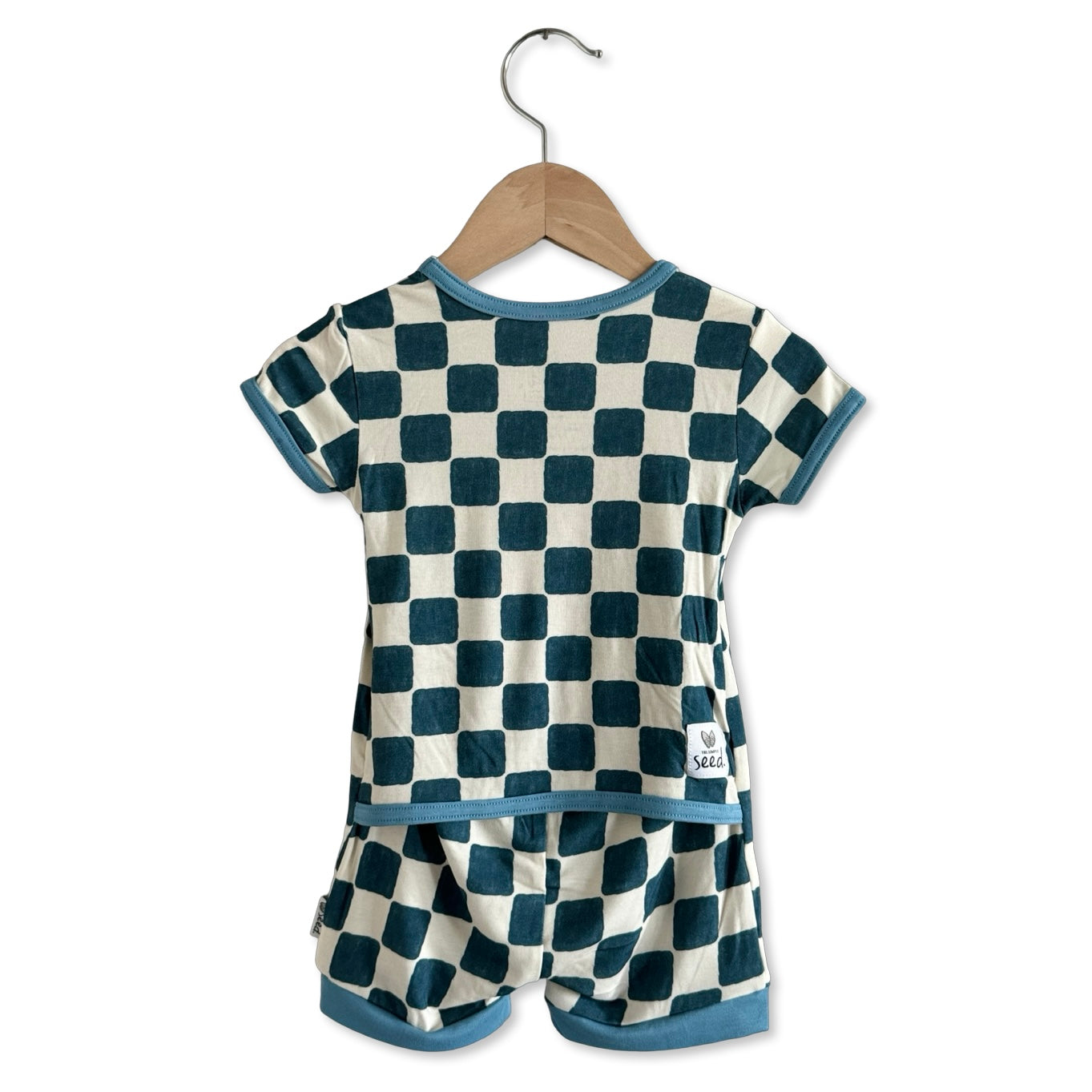 Checker Me Out Mini Ribbed Shorty Romper