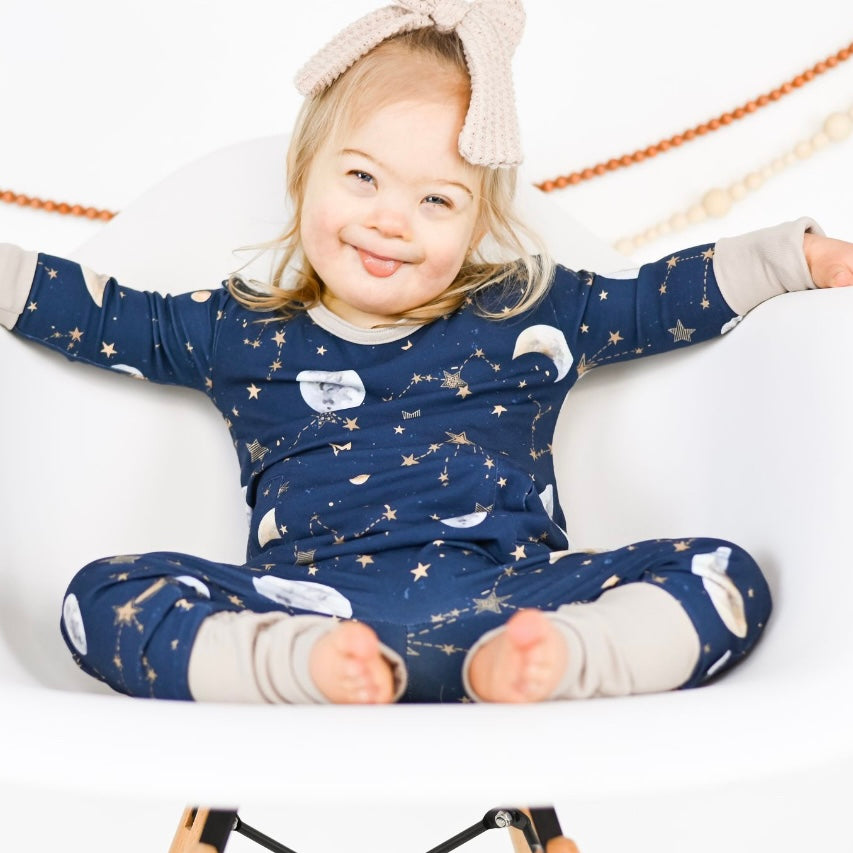 Starry Night Adaptive Tube Access Day to Night Romper