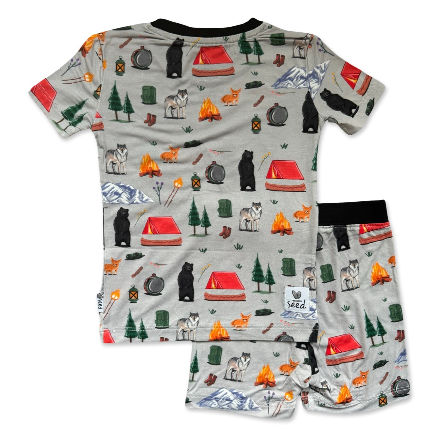 All Good in the Woods Two Piece Short Jammie Set (18-24 mth- 5T)