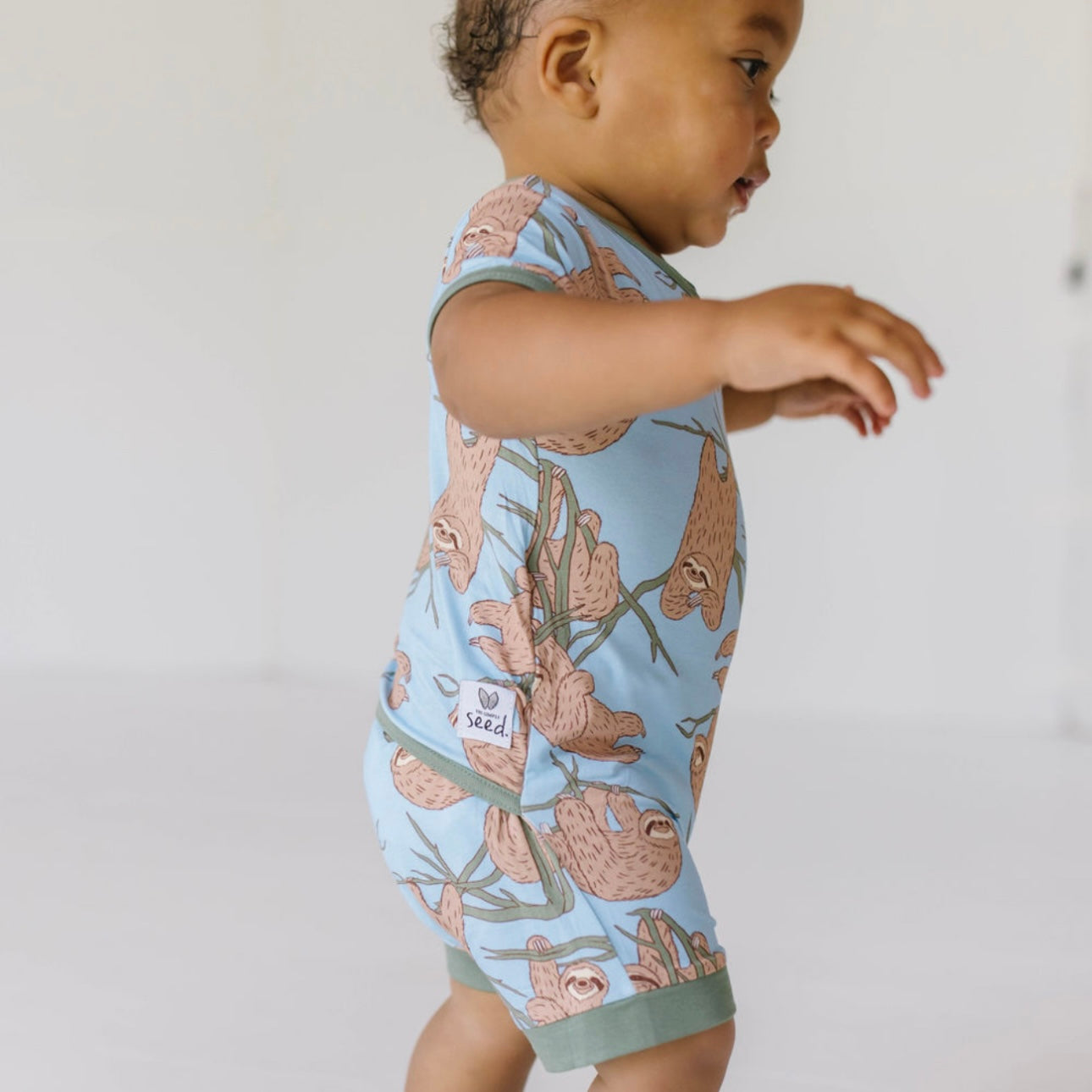 Don't Hurry, Be Happy Shorty Romper