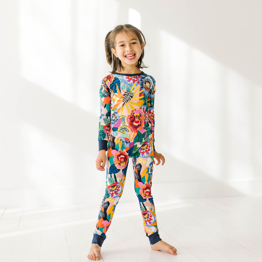 Fiesta Floral Two Piece Kid's Jammie Set