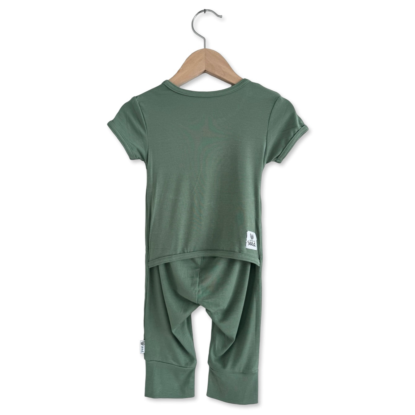 Succulent Mini Ribbed Adaptive Tube Access Short Long Romper