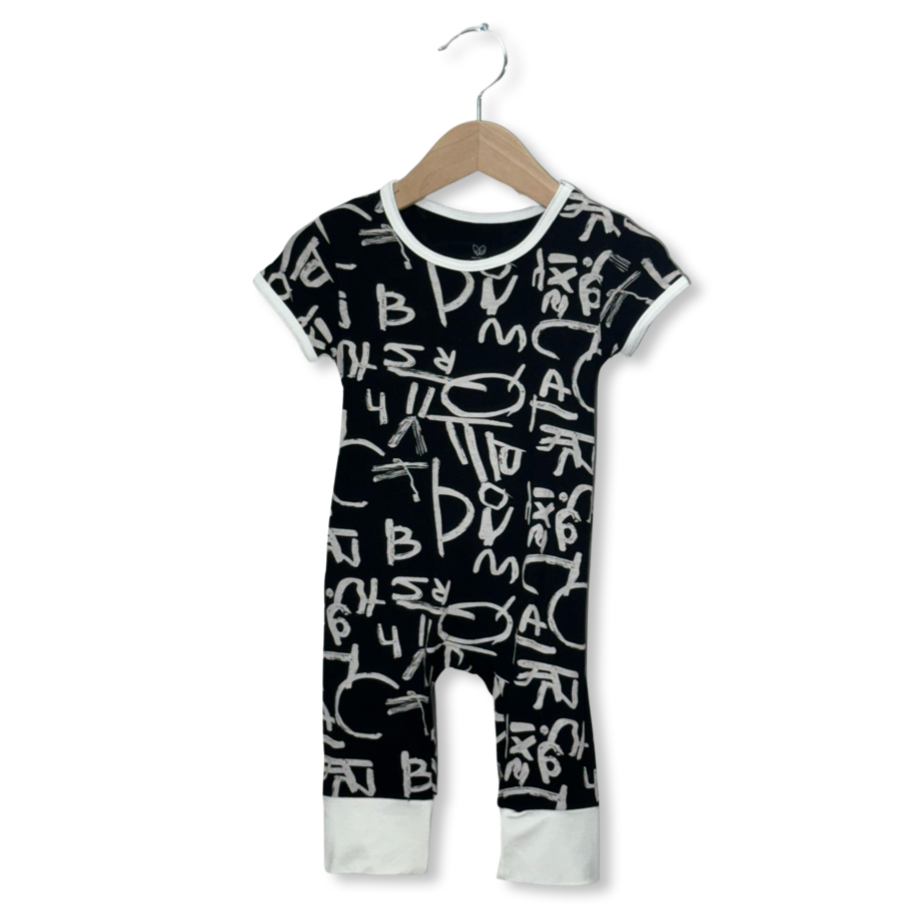 Alphabet for Autism Kid's Short Long Romper