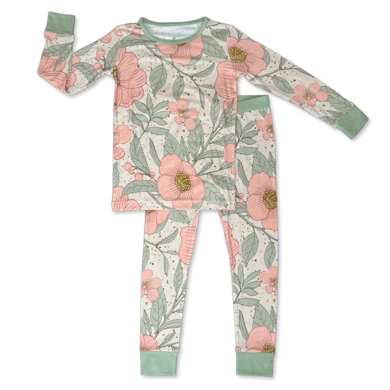 Petal Me Pink Two Piece Jammie Set (18-24 mth- 5T)