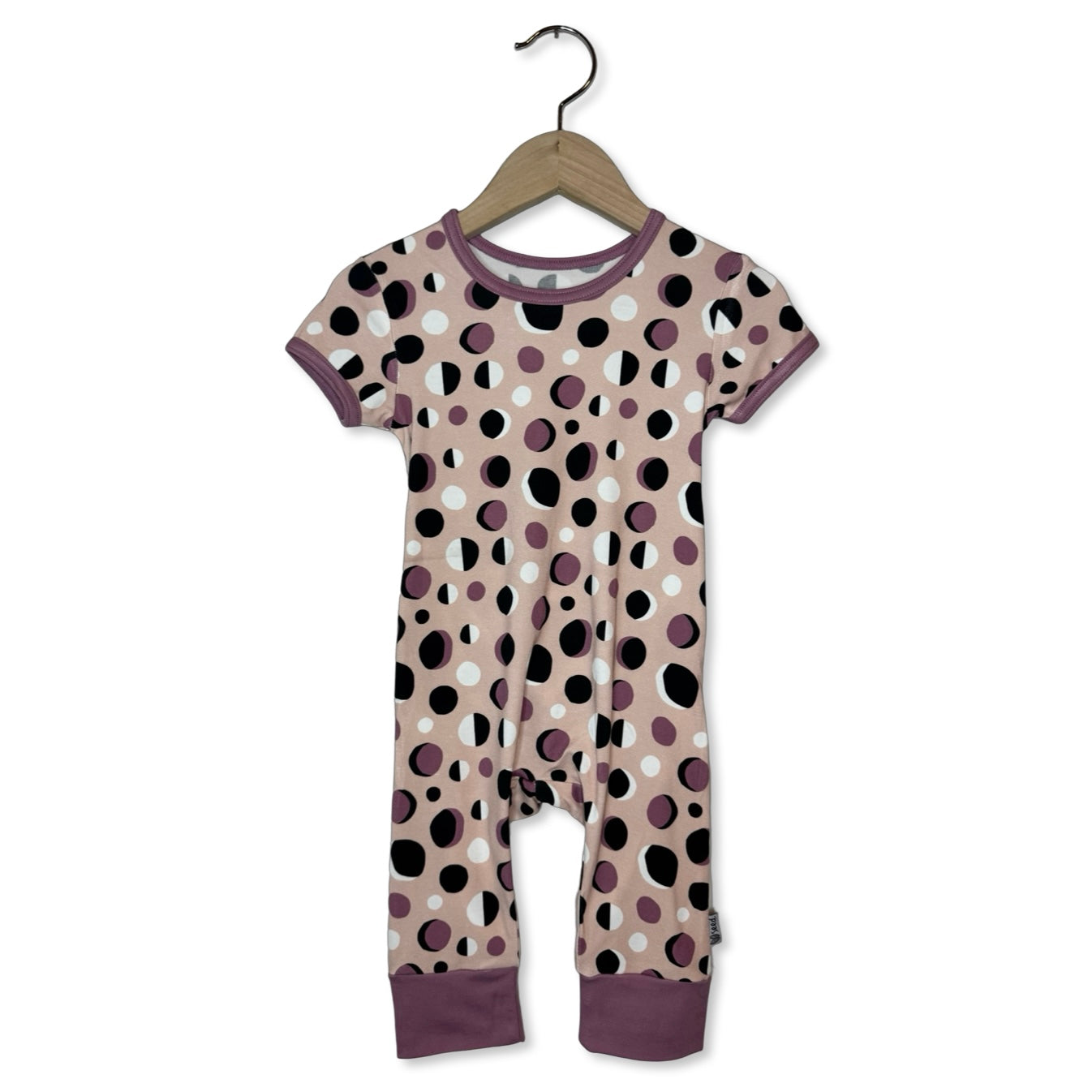 What's Poppin' Kid's Short Long Romper