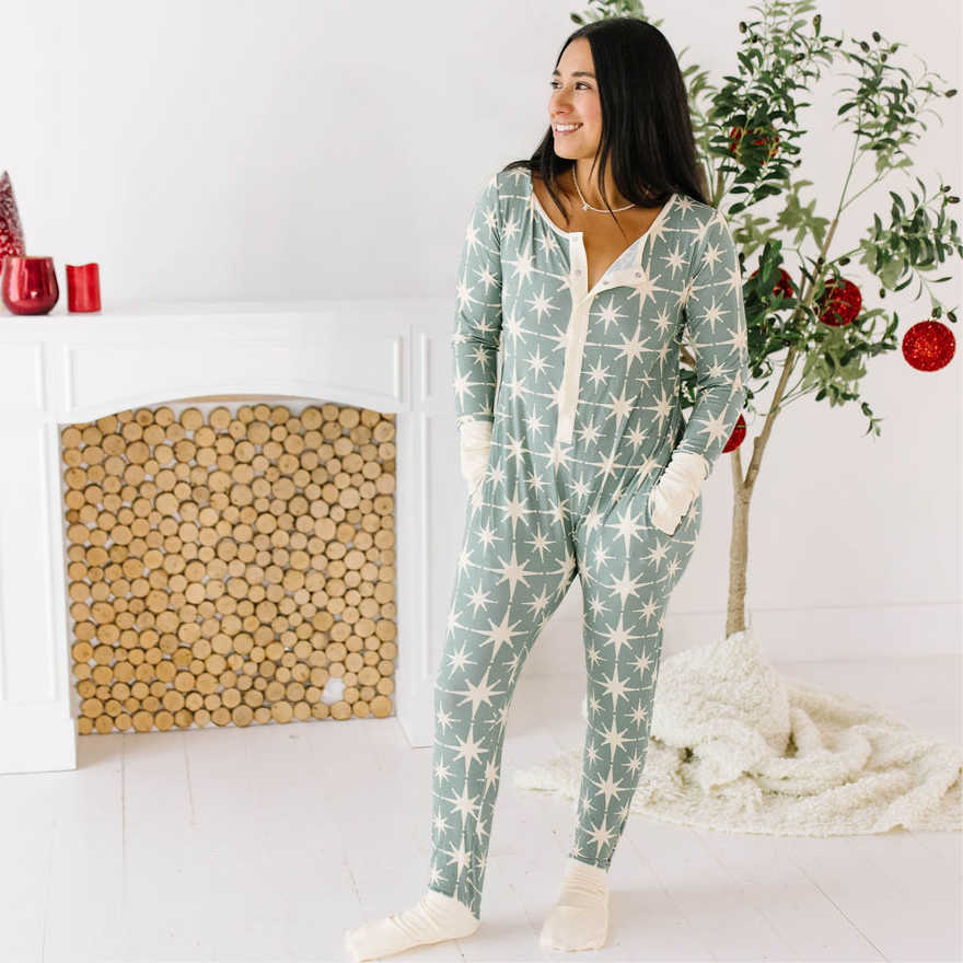 Merry & Bright At Your Leisure Snap Down Adult Romper