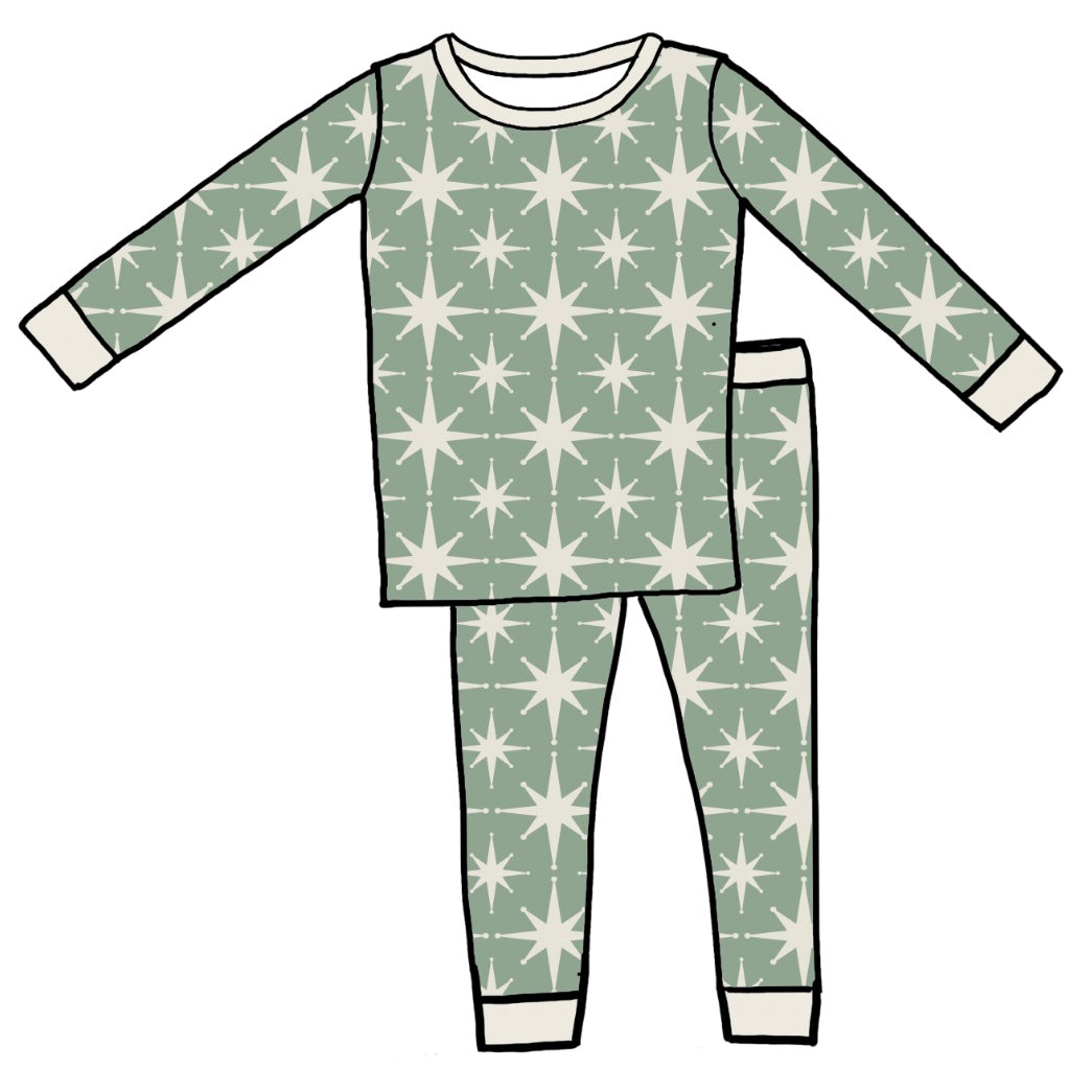 Merry & Bright Two Piece Kid's Jammie Set