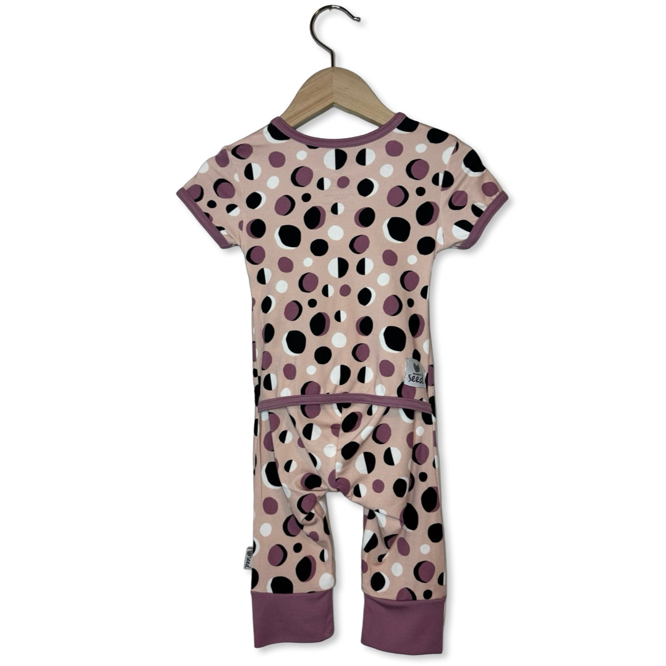 What's Poppin' Kid's Short Long Romper