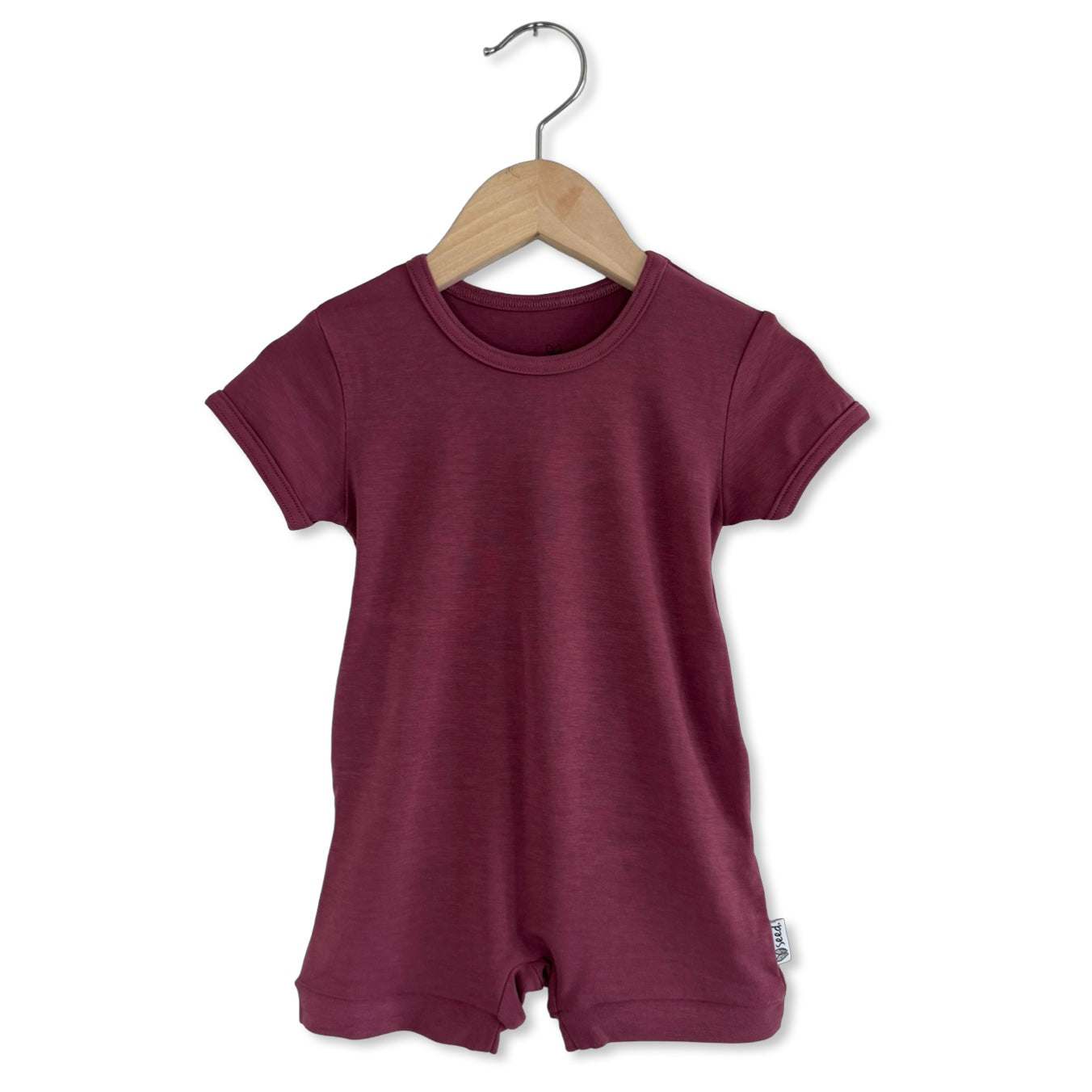 Maroon Shorty Romper