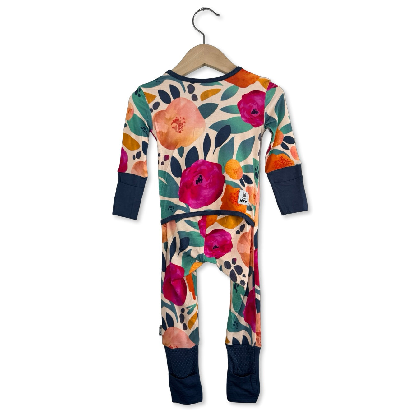 In Full Bloom Mini Ribbed Adaptive Tube Access Day to Night Romper