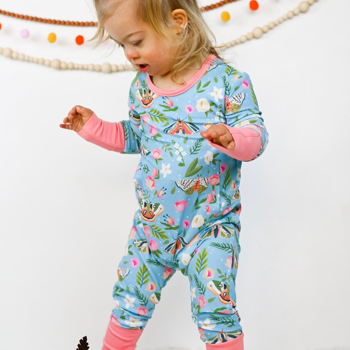 Flutters & Flowers Adaptive Tube Access Day to Night Romper