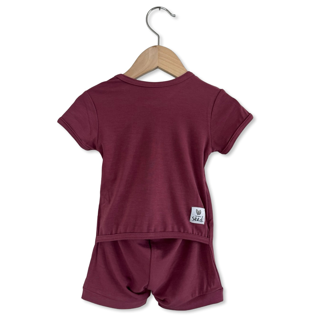 Maroon Shorty Romper