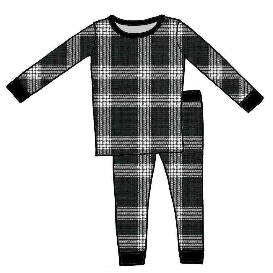 Ain't Mad About Plaid Two Piece Kid's Jammie Set