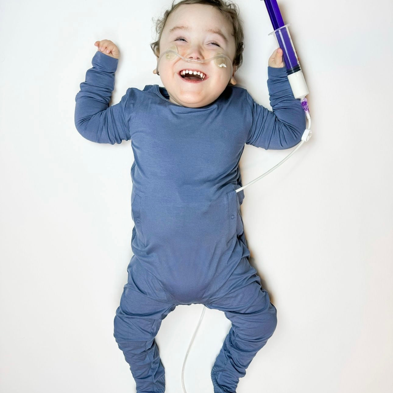 Storm Adaptive Tube Access with snaps Day to Night Romper