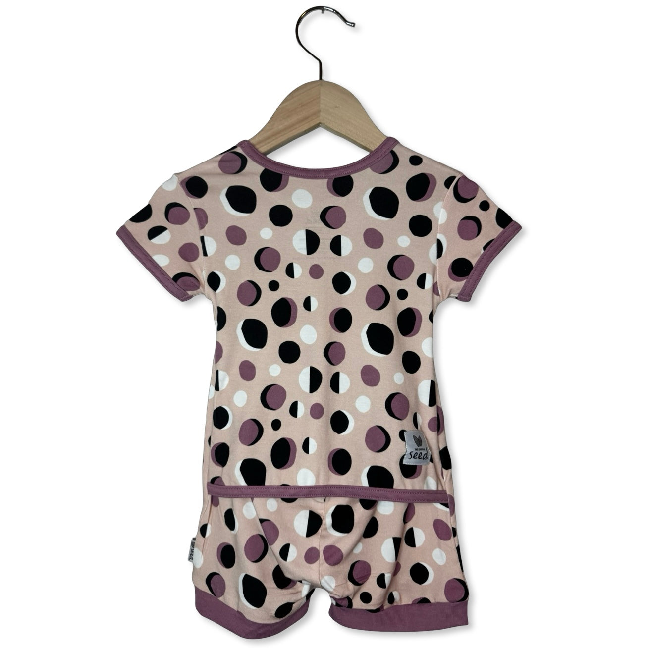 What's Poppin' Kid Shorty Romper