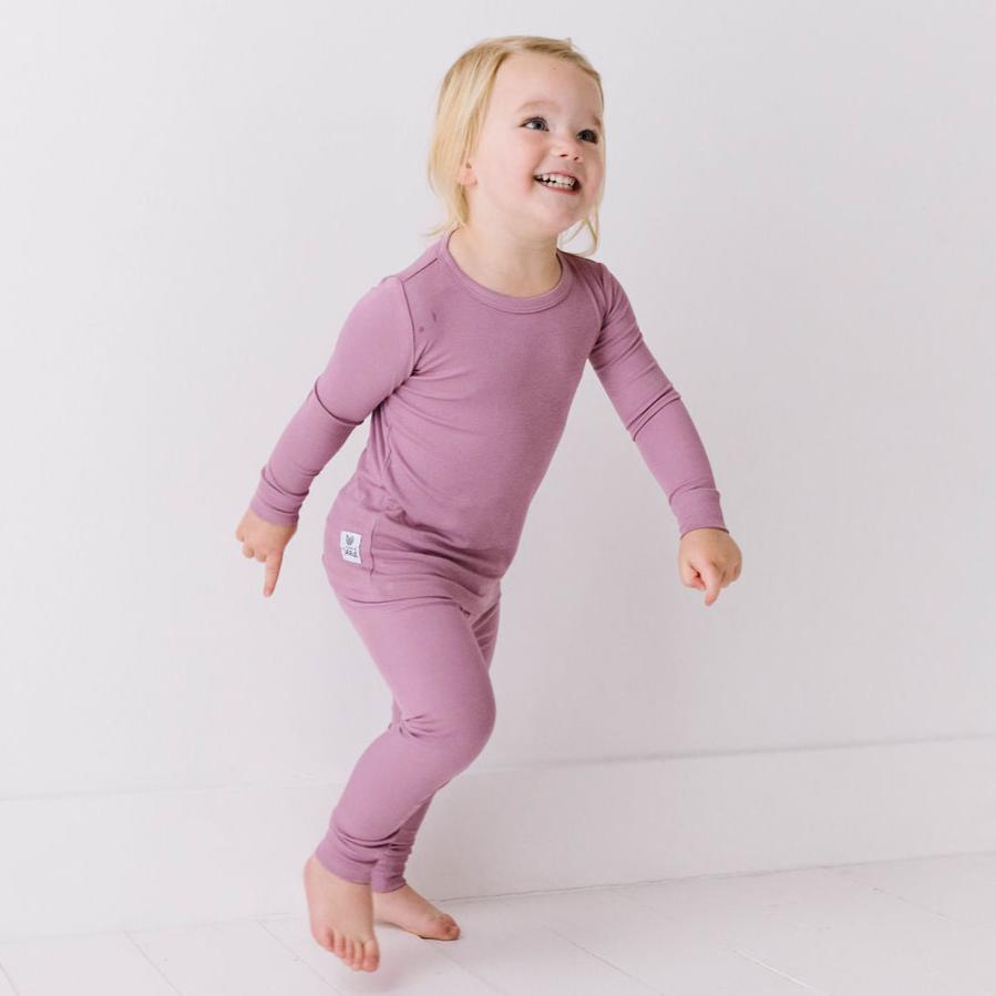 Wanderlust Mini Ribbed Two Piece Jammie Set (18-24 mth- 5T)