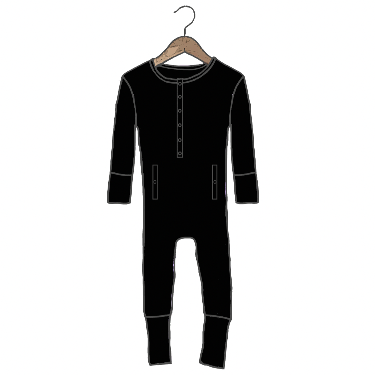 Black Adaptive Tube Access At Your Leisure Snap Down Romper