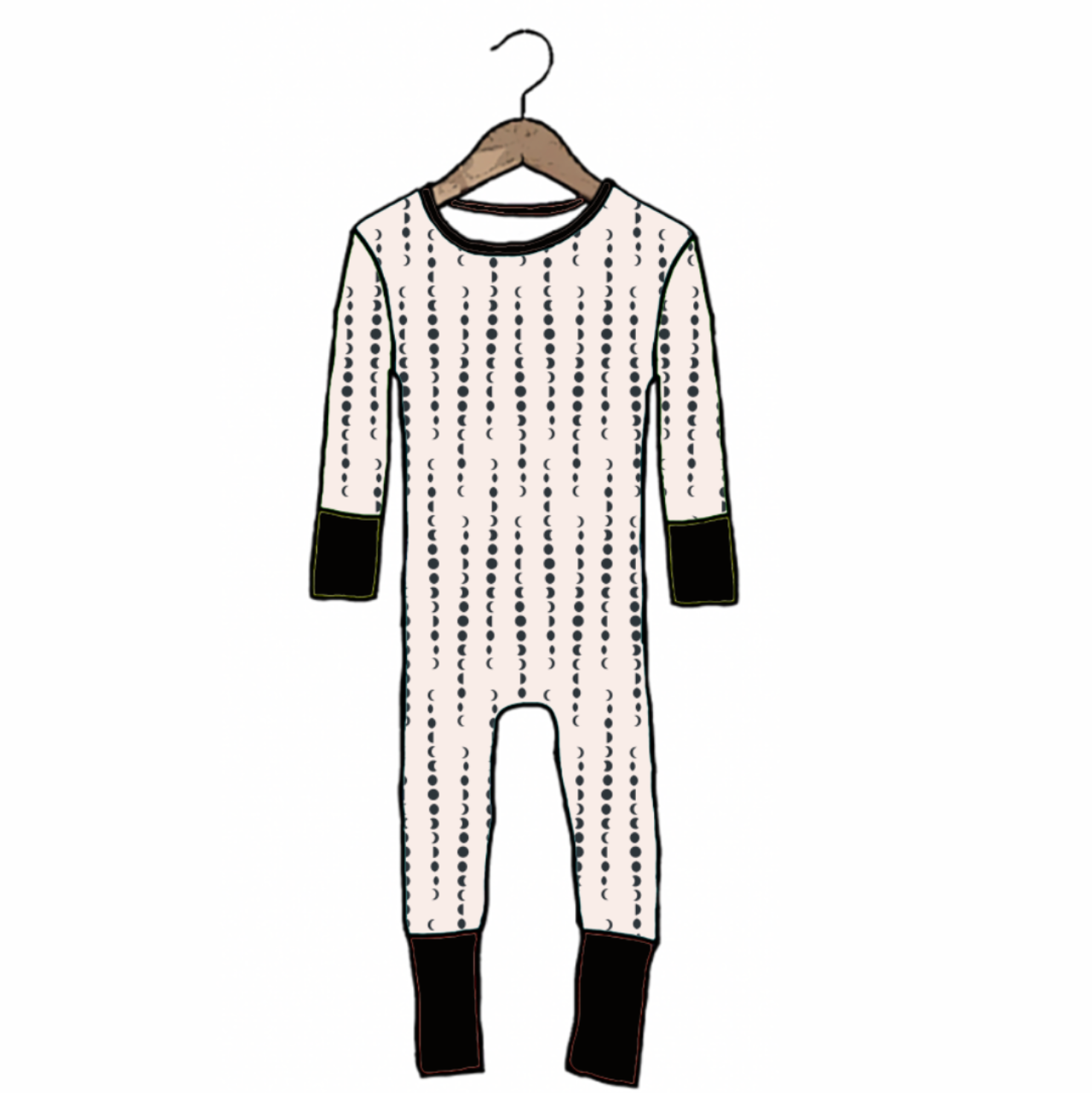 It's Just a Phase Mini Ribbed Day to Night Romper (SHIP DATE 11/15)