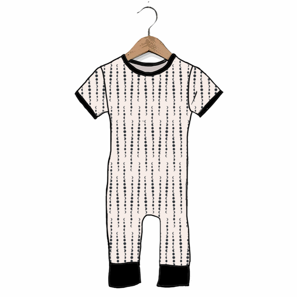 It's Just a Phase Mini Ribbed Short Long Romper (SHIP DATE 11/15)