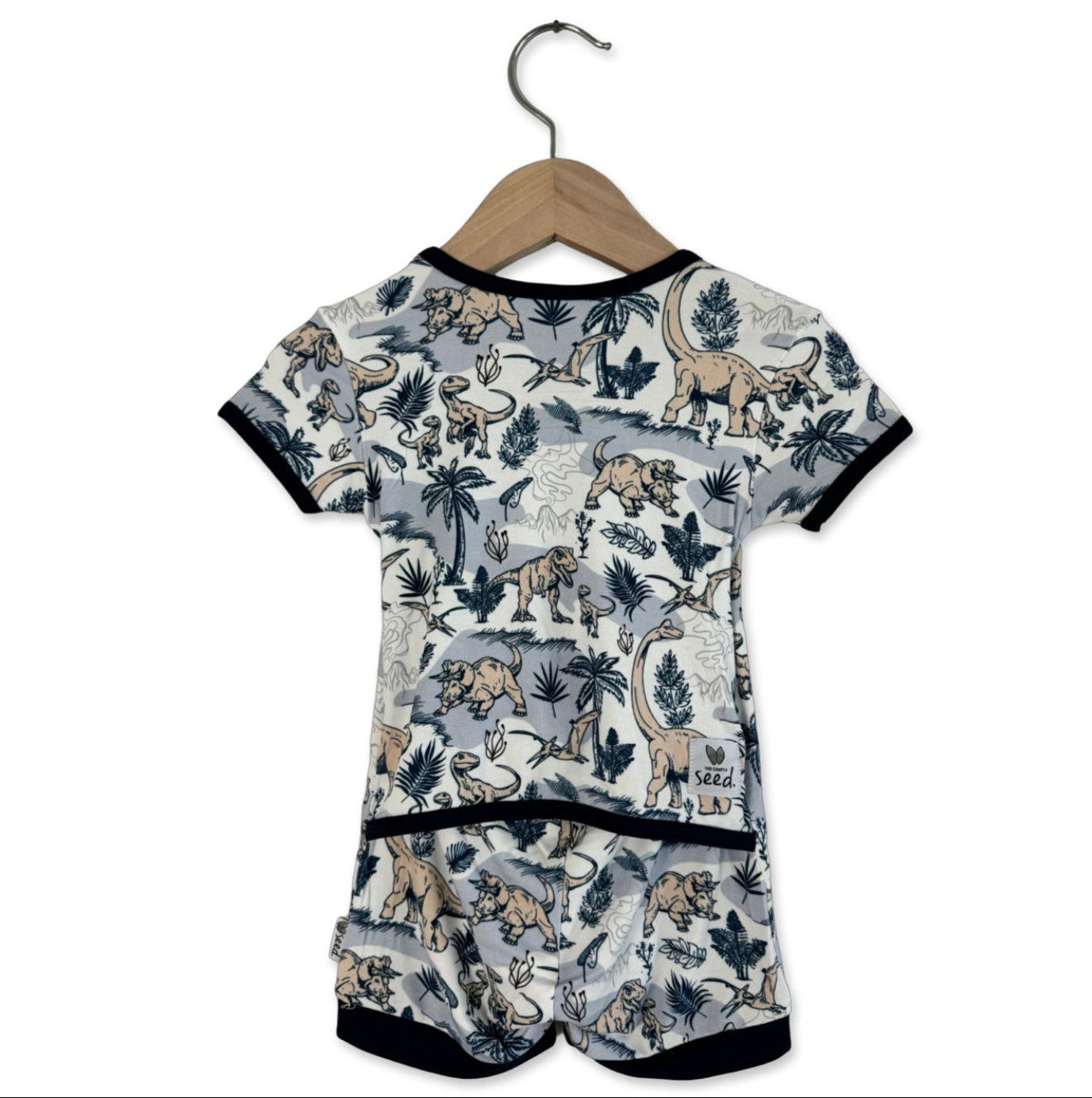 Jurassic Jungle Kid Shorty Romper