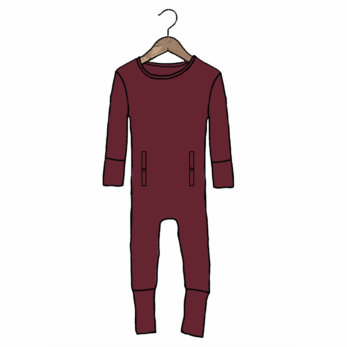 Maroon Adaptive Tube Access Day to Night Romper