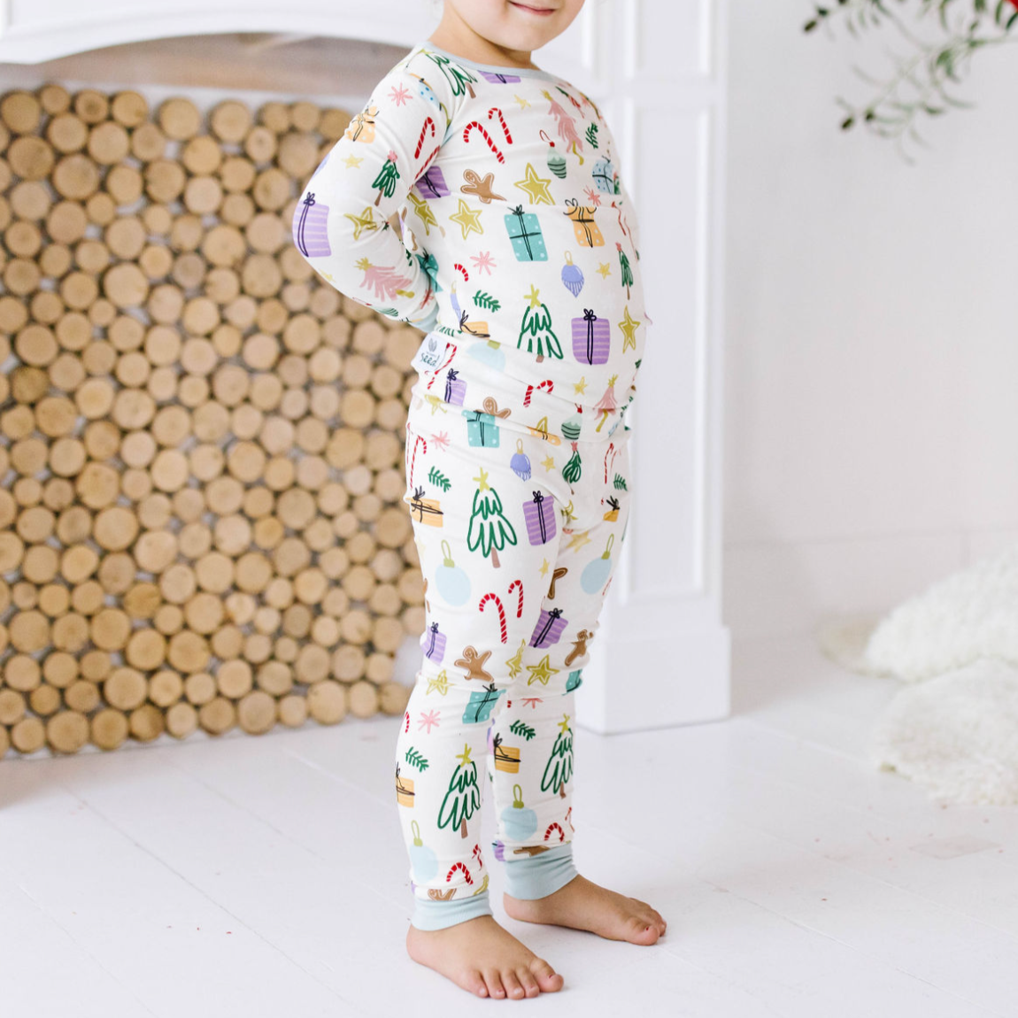 Oh What Fun It Is Two Piece Kid's Jammie Set