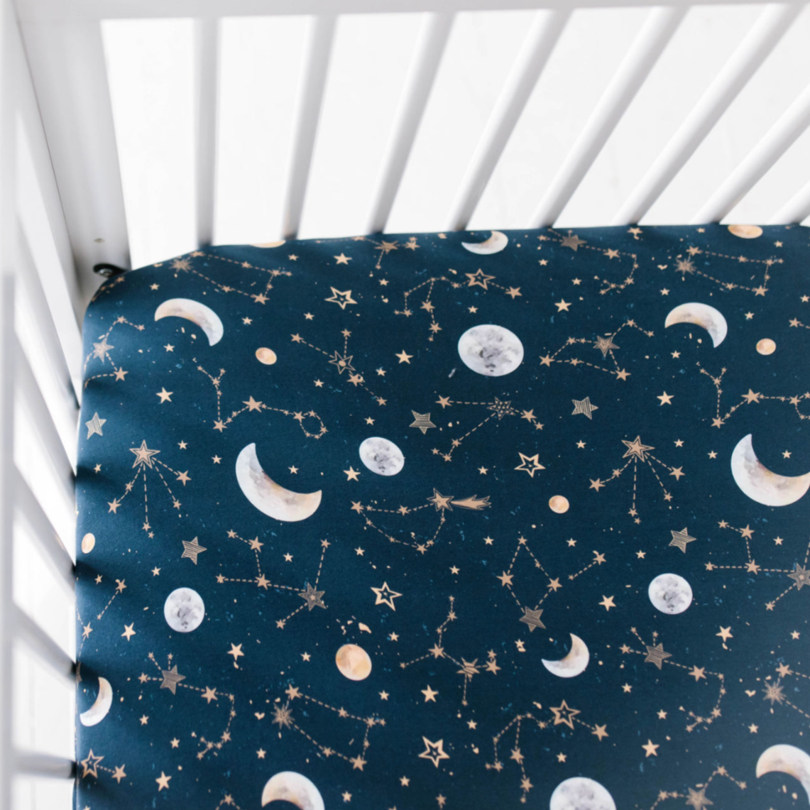 STARRY NIGHT CRIB SHEET