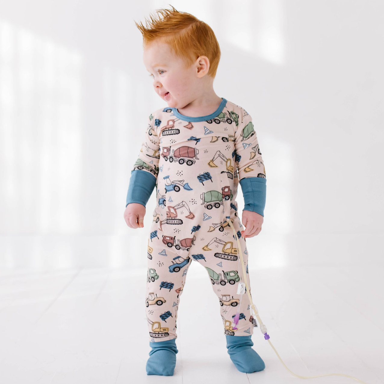 Diggin' It Adaptive Tube Access Day to Night Romper