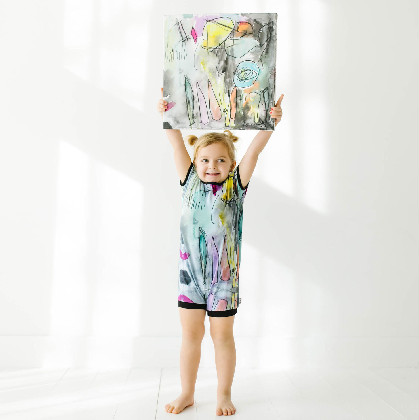 Harlyn's Art Shorty Romper