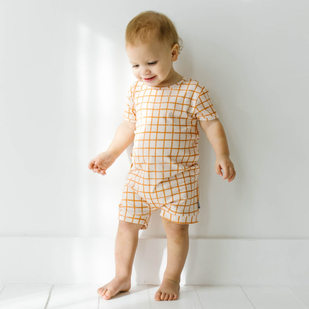 Be-Weave Me Art Shorty Romper